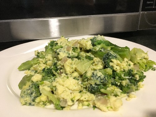 Broccoli Scrambled Eggs Recipe