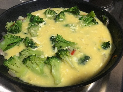 Broccoli Scrambled Eggs Recipe