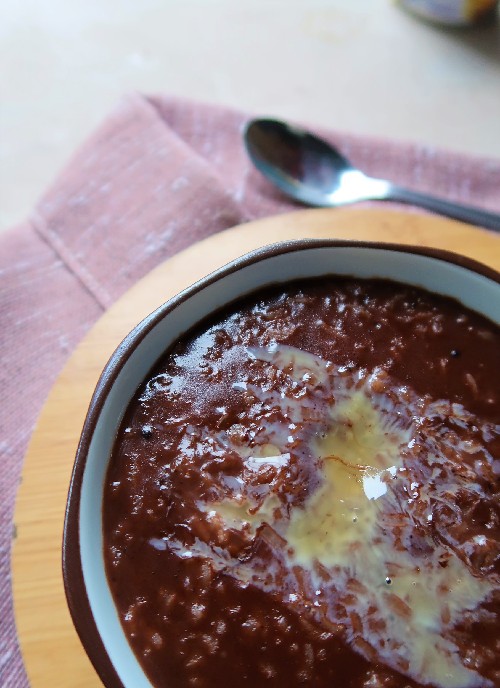Champorado Recipe (Sweet Chocolate Rice Porridge)