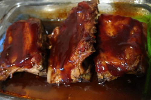 Pork Baby Back Ribs with Barbecue Sauce Recipe