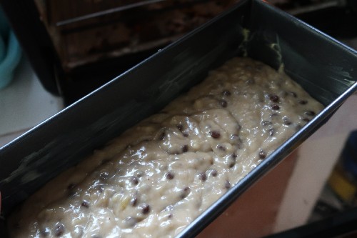 Banana Bread with Chocolate Chips Recipe