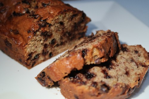 Banana Bread with Chocolate Chips Recipe