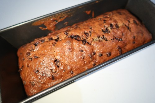 Banana Bread with Chocolate Chips Recipe