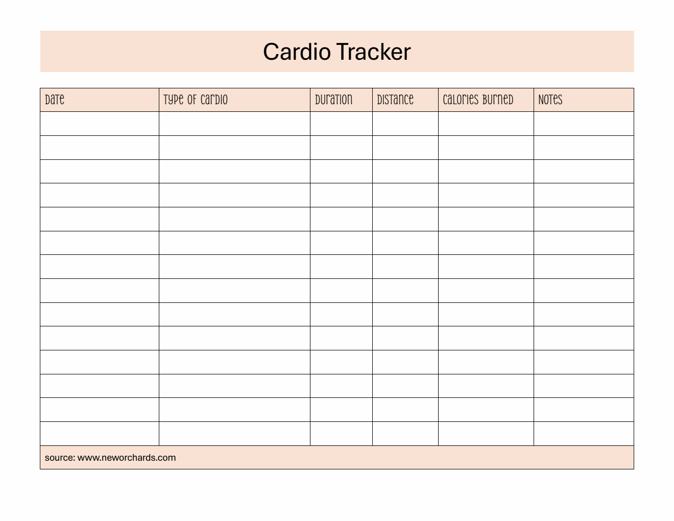  Cardio Tracker in PDF