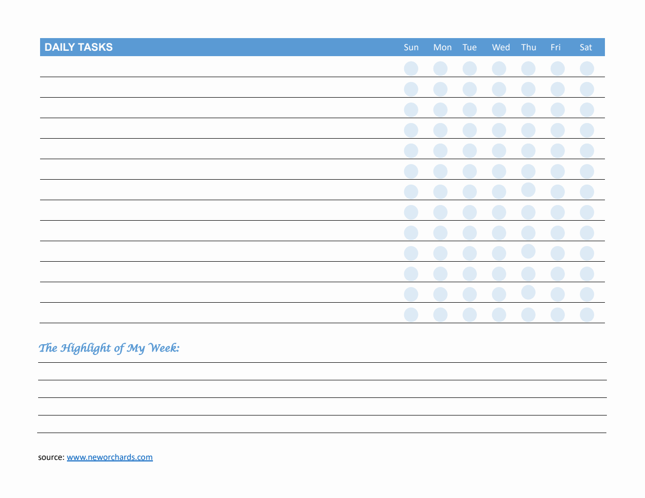 Free  Daily To-Do List Template in PDF